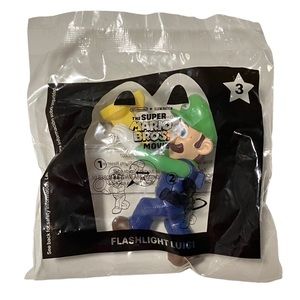 Nintendo McDonald's Super Mario Bros. Movie Flashlight Lugi #3 Toy NEW